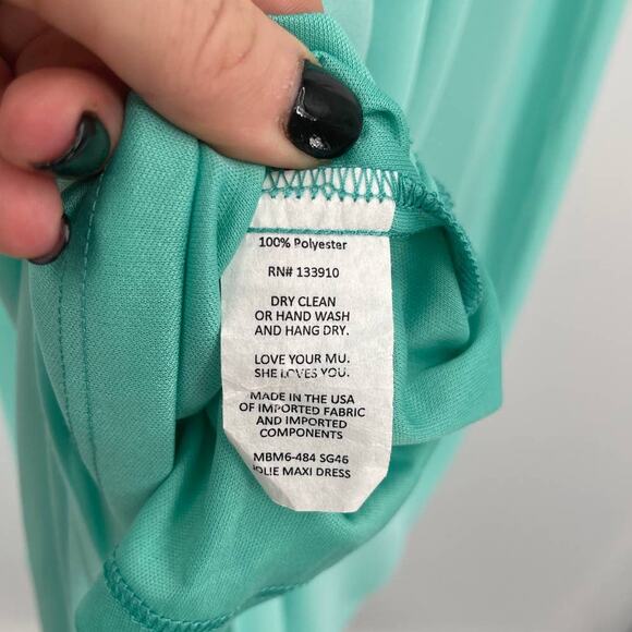 SHOW ME YOUR MUMU Jolie Maxi Dress in Sea Glass - Picture 3 of 14